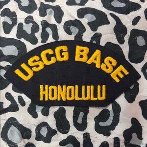 USCG Base Honolulu embroidered naval Patch